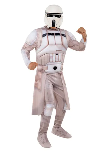 Vista 5 de Disfraz para Hombre de Snowtrooper Qualux del Remanente Imperial de Star Wars Multicolor