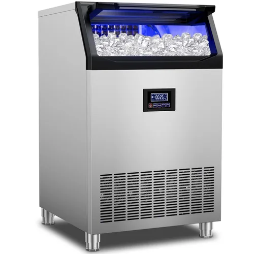 Vista 15 de Nugget Ice Makers - Máquina de hielo de pellets masticables suaves con función de limpieza automática, modo de mezcla de hielo/agua/agua helada, 50