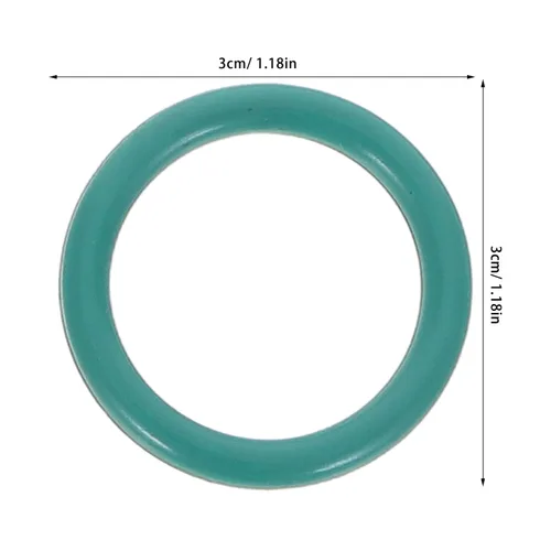 Vista 7 de 150pcs Fluorine Rubber Seal Ring Kit - Round Multi-Size Fluorelastomer O-Ring Gasket - Sealing Washers for Hydraulic Car Engine, Fuel Injector Sealer