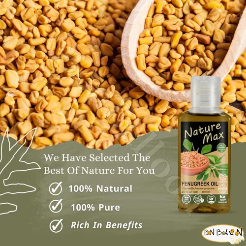 Vista 4 de bonballoon Nature Mix Aceite de fenogreco Aceites esenciales Orgánico Natural Sin diluir Puro para el crecimiento del cabello Cuidado de la salud