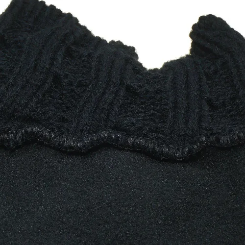 Vista 6 de Anzermix Calcetines de botas de lluvia de punto de cable de lana para mujer