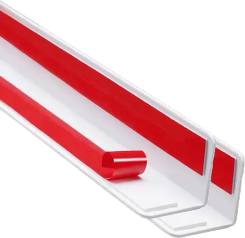Vista 11 de Protector de esquina de pared, paquete de 2 protectores de esquina autoadhesivos para paredes Clear Corner Guard for Walls, 1.57" W x 35.4" L