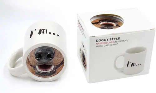Vista 13 de Taza de café de cerámica formada murciélago creativo, tazas de agua con diseños peculiares, tazas de té de moda (murciélago)