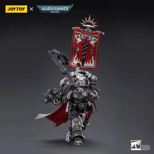 Vista 7 de LEBOO JOYTOY Warhammer 40K Grey Knights Castellan Crowe 1/18 Figura de acción Warrior Joy Modelos de juguete