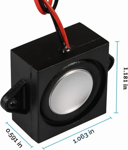 Vista 5 de 4 Piezas 3 Vatios 8 Ohms Altavoz Mini de Cavidad Única de Rango Completo Cavidad Móvil Portátil Máquina de Publicidad Altavoz Conector Interfaz
