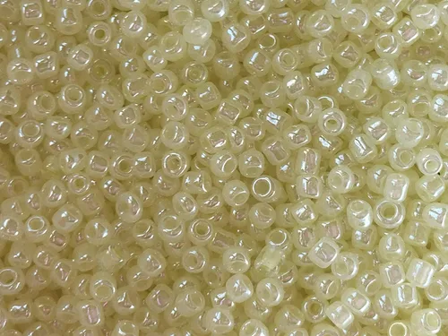 Vista 47 de Tamaño de las cuentas de semillas: 11/0 50 gr / 1.76 oz (ámbar plateado forrado)
