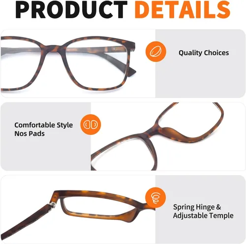 Vista 3 de Nearsighted Short-Sighted Lightweight Glasses not reading glasses
