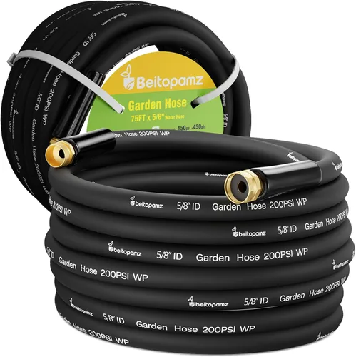 Vista 19 de Beitopamz Manguera de jardín corta de 1 pie x 5/8 pulgadas hembra a hembra, conector extensor de manguera de agua pequeña resistente, conexiones sin