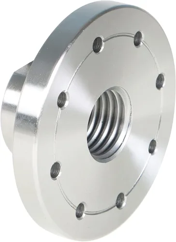 Vista 7 de kimllier Placa frontal de torno de acero de 3 pulgadas para torno de madera, apta para husillo de 1 pulgada x 8TPI sin tornillo