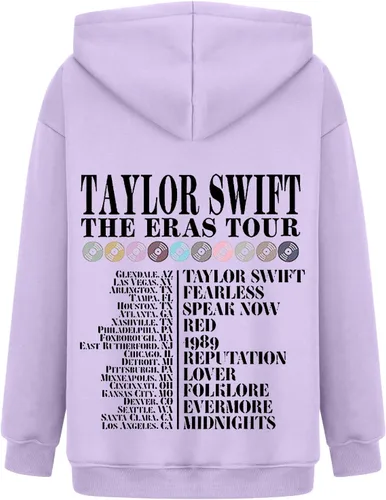 Vista 4 de 1989 Womens 2-piece Outfits Oversized Hoodies Fleece Sweatshirts Long Sleeve Sweaters Pullover Clothes +Sweatpants