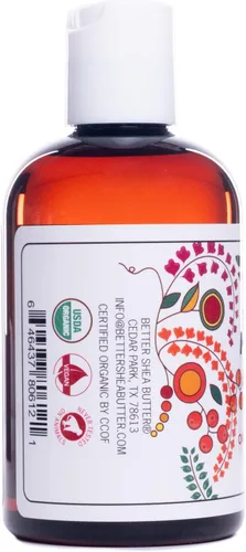 Vista 8 de Aceite de albaricoque orgánico 100% puro, prensado en frío Aceite de masaje para cuerpo y cara Aceite para pieles sensibles 4 oz por Better