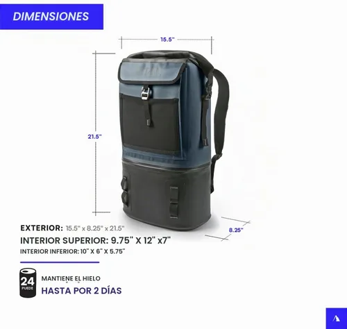 Vista 4 de Titan by Arctic Zone Deep Freeze Welded Backpack Cooler