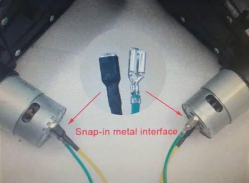 Vista 5 de weelye 2 unidades de 12 V 40000 RPM RS550 de alta velocidad, repuesto para niños que conducen Jeep, SUV, vehículos eléctricos, apertura 0.5 in