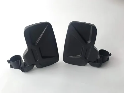 Vista 4 de Motobiker Espejos laterales UTV para jaula antivuelco de 1.75 pulgadas compatible con Polaris RZR 570 800 900 1000 XP/Polaris Ranger 400 500 700