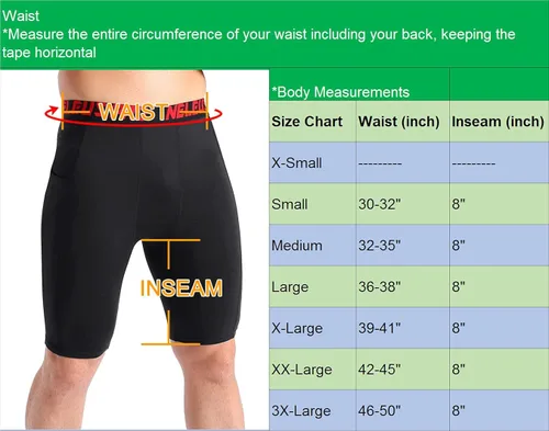 Vista 3 de NELEUS Paquete de 3 pantalones cortos de compresión para hombre