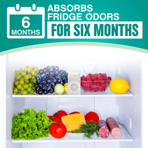 Vista 7 de Desodorizador para refrigerador con zeolitas (paquete de 1) – Eliminador de olores para refrigerador y congelador – eclipsa las bolsas
