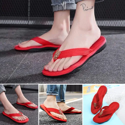 Vista 5 de MGGMOKAY Sandalias cómodas para hombre, con soporte de arco, sandalias casuales con correa en T para hombre, sandalias de verano para la playa