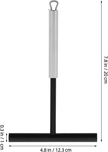 Vista 2 de Hemoton Esparcidor de crepé, esparcidor de masa para panqueques en forma de T, espátula para masa, esparcidor de crepé, herramienta para hacer