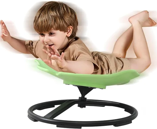 Vista 14 de Silla giratoria sensorial para niños autistas, juguete para sentarse y girar a partir de 3 años