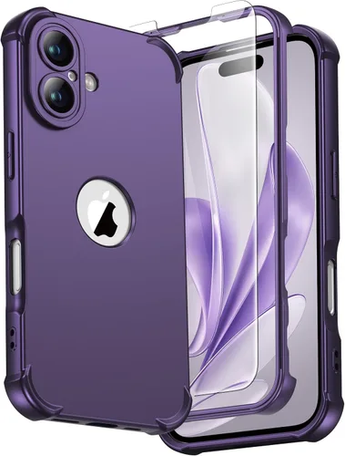 Vista 45 de ORETECH Funda para iPhone 11, con [2 protectores de pantalla de vidrio templado] [prueba de caídas de grado militar de 10 pies]