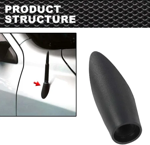 Vista 3 de CROSSDESIGN Bisel de base de montaje de antena de radio compatible con Dodge Ram 1994-2002 1500 2500 3500 56043018