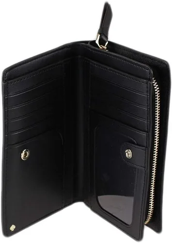 Vista 3 de Kate Spade New York Cameron Billetera Doble Mediano Negro 001, Billetera plegable