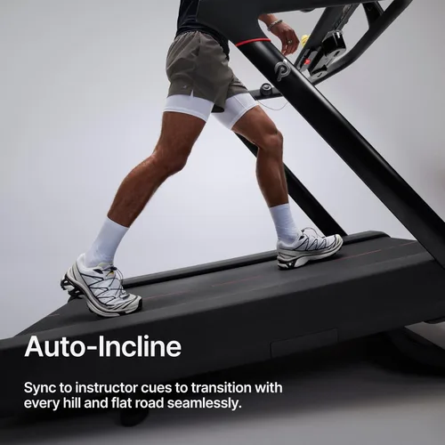 Vista 13 de Peloton Cross Training Tread, Treadmill for Running, Walking, and Hiking with Manual or Auto-Incline Options and Immersive 24” HD Touchscreen