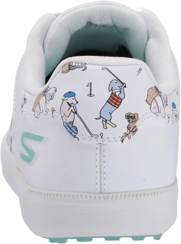 Vista 3 de Skechers Go Drive Dogs at Play Tenis de golf sin puntas para mujer