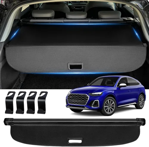 Vista 55 de AUXKO - Cubierta de carga retráctil para Lincoln MKX 2018-2016, cubierta de equipaje de maletero con protección de sombra para Lincoln Nautilus