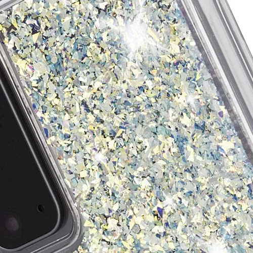 Vista 6 de Case-Mate - TWINKLE - Funda para Samsung Galaxy S20+ S20 Plus - Compatible con 5G - Lámina reflectante iridiscente con purpurina - 6.7 pulgadas