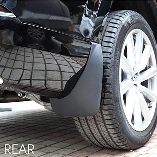 Vista 5 de Apto para Volvo XC90 2016-2024 Kit de Aletas de Barro Protector contra Salpicaduras de Barro Delantero y Trasero Juego de 4 Piezas