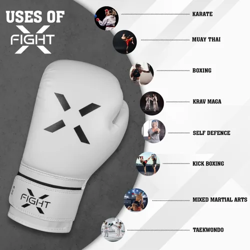 Vista 5 de Guantes de Boxeo Profesionales para Hombres y Mujeres – Guantes de Entrenamiento y Sparring Profesionales, Saco Pesado, Guantes de MMA Kickboxing