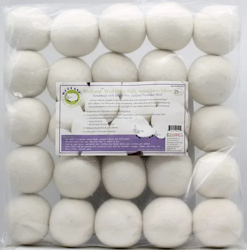 Vista 10 de Wooland Wholesale Bulk Laundry XL Premium - Pelotas secadoras de lana 100% de lana orgánica de Nueva Zelanda Suavizante de tela natural para pieles