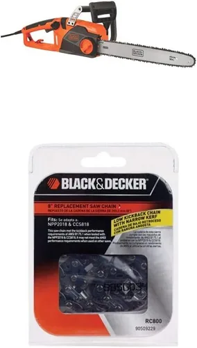 Vista 8 de BLACK+DECKER CS1518 Motosierra con cable de 15 A y 18 pulgadas
