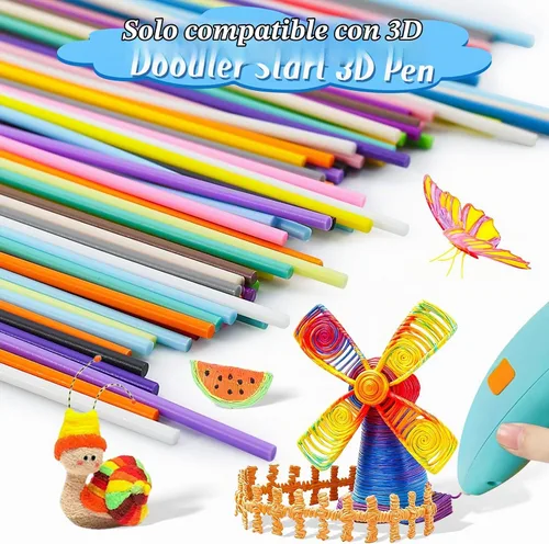 Vista 2 de 450 piezas de repuesto de filamento de impresora de bolígrafo 3D para bolígrafo Start 3D