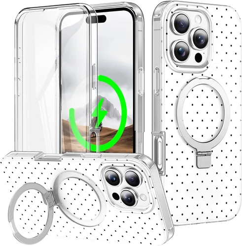 Vista 58 de Funda para iPhone 16 con protector de pantalla-Lotus A25