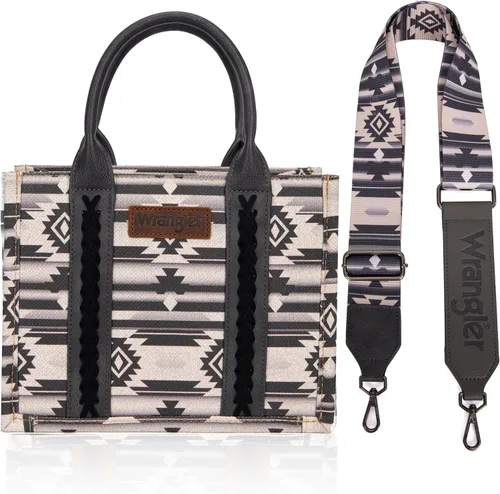 Vista 7 de Wrangler Tote Bag for Women Aztec Top Handle Satchel Purse Boho Shoulder Handbags