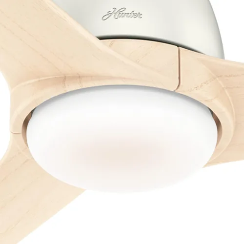 Vista 7 de Hunter Fan Company 59423 Norden - Ventilador de techo, 54, acabado blanco fresco