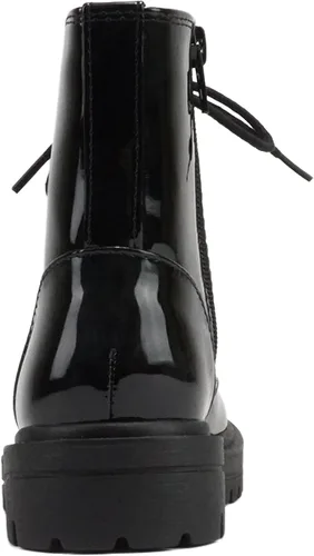 Vista 2 de Soda FIRM-2 - Botines de combate con cordones y cremallera lateral para niños y niñas