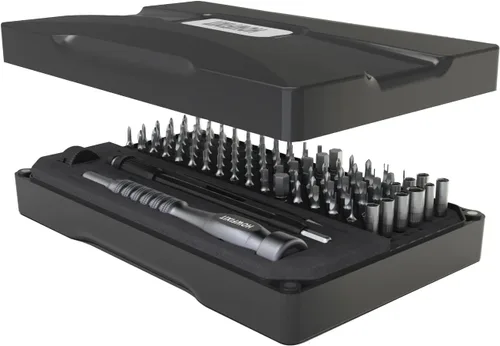Vista 9 de HowFixit PRO MAX - Juego de destornilladores de precisión 106 en 1 para iPhone, Smartphone, MacBook, laptop, tableta, cámara, interruptor, PS5
