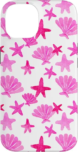 Vista 4 de Coastal Granddaughter Preppy Shells Starfish Ocean Nautical Case for iPhone 17