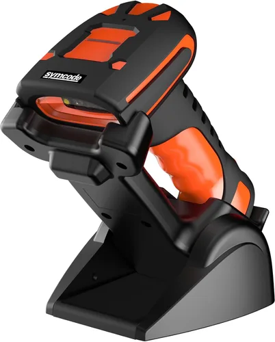 Vista 10 de Escáner industrial del código de barras de Bluetooth 2D, lector de código de barras industrial con la distancia de transmisión inalámbrica de 433Mhz