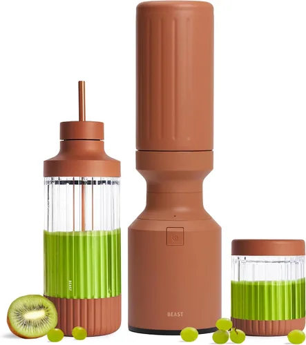 Vista 18 de Beast Mighty 850 Licuadora personal compacta premium Para batidos, malteadas, aderezos, salsas, postres, salsas para mojar Mezcla hielo