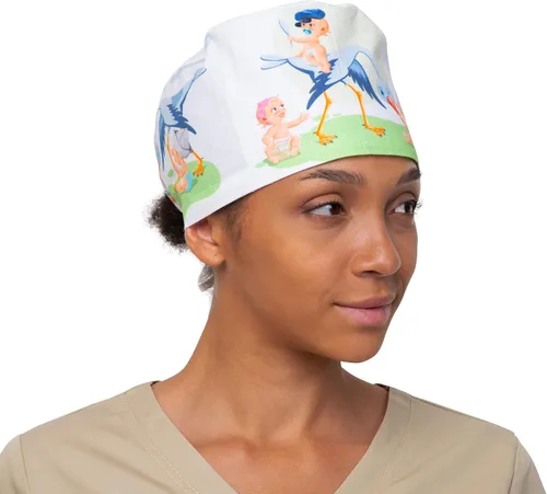 Vista 97 de Print Scrub Caps - Sombrero perfecto para enfermeras, médicos y EMTs..