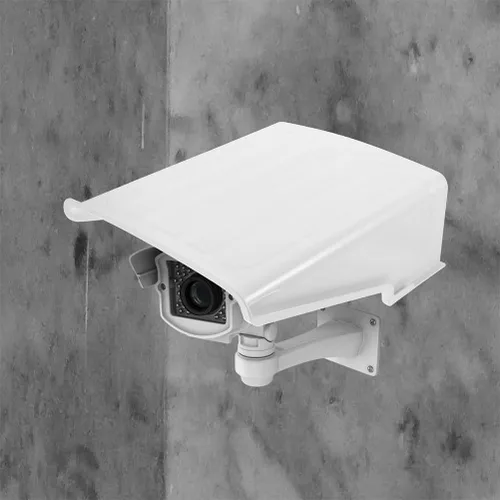 Vista 8 de HOMSFOU Cubierta de cámara de seguridad para exteriores, protector de cámara a prueba de lluvia, protector universal resistente a la intemperie