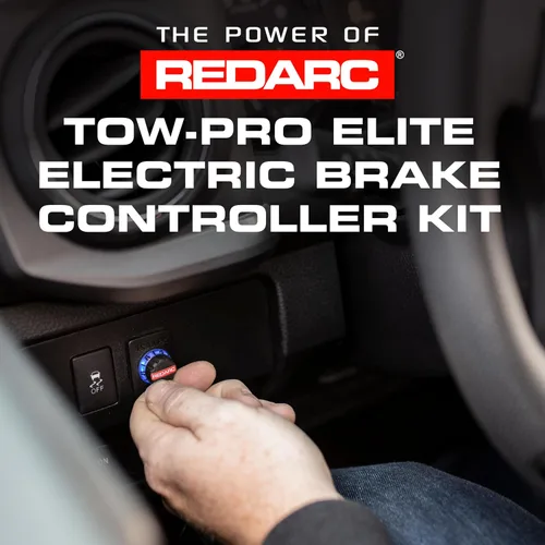 Vista 2 de REDARC Tow-Pro Elite - Kit de controlador de freno eléctrico para Toyota Land Cruiser, Sequoia, 4Runner, modos de frenado dual, instalación Plug and