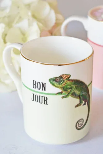 Vista 3 de YVONNE ELLEN Juego de tazas (Happy Hour & Bonjour Set de 2)