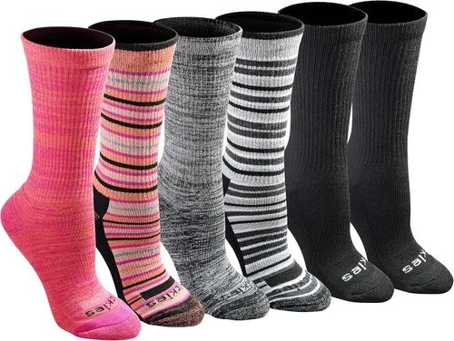Vista 17 de Dickies Women's Dri-Tech Fashion Moisture Control Crew Socks (6, 12 Pairs)