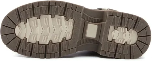 Vista 5 de ANJOUFEMME Botas de trabajo para senderismo y nieve de invierno para mujer
