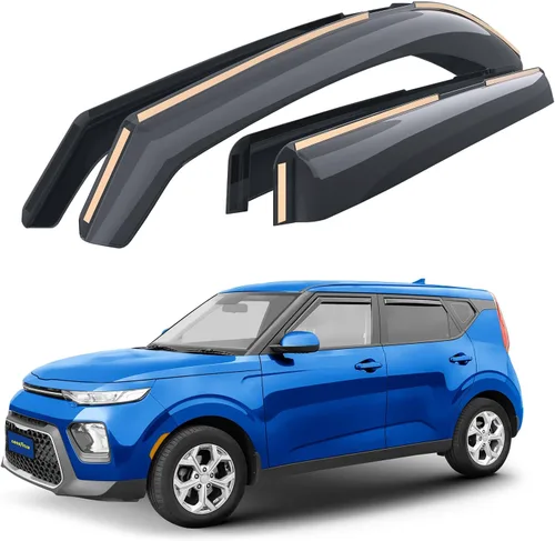 Vista 13 de Goodyear - Deflectores de ventana de canal inastillables para Toyota Camry 2025-2026 Sedan, protectores para la lluvia, viseras para la ventana